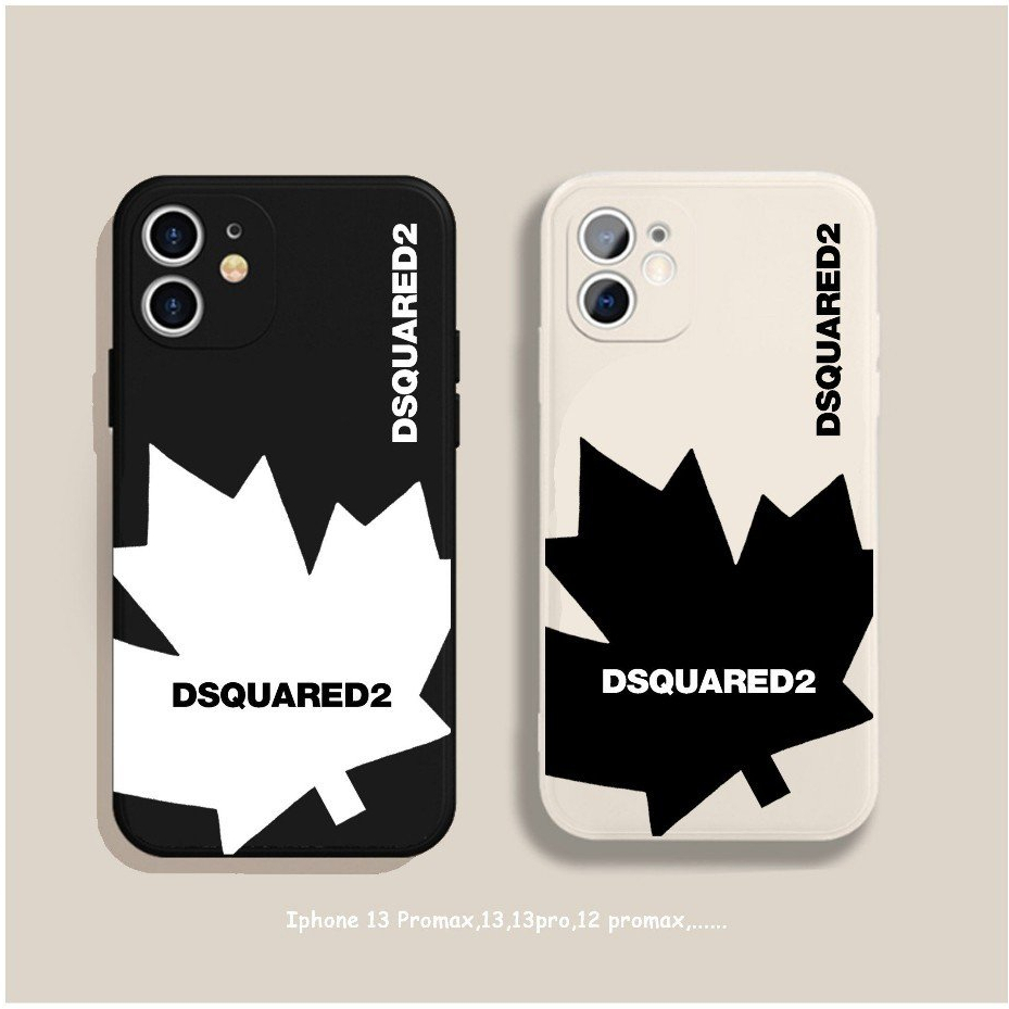 Ốp lưng Logo Lá DSQUARED2 iphone 14prm,14plus,14pro,14,13prm,13pro,13,12prm,12pro,12,11prm,11pro,11,XSM,Xs,7/8plus,...