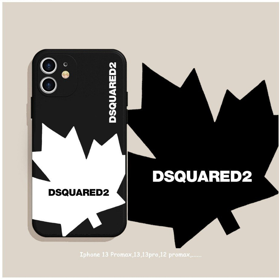 Ốp lưng Logo Lá DSQUARED2 iphone 14prm,14plus,14pro,14,13prm,13pro,13,12prm,12pro,12,11prm,11pro,11,XSM,Xs,7/8plus,...