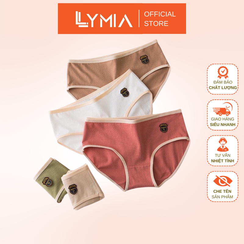 Quần Lót Cotton Nữ Happy Siêu Đẹp có size LYMIA