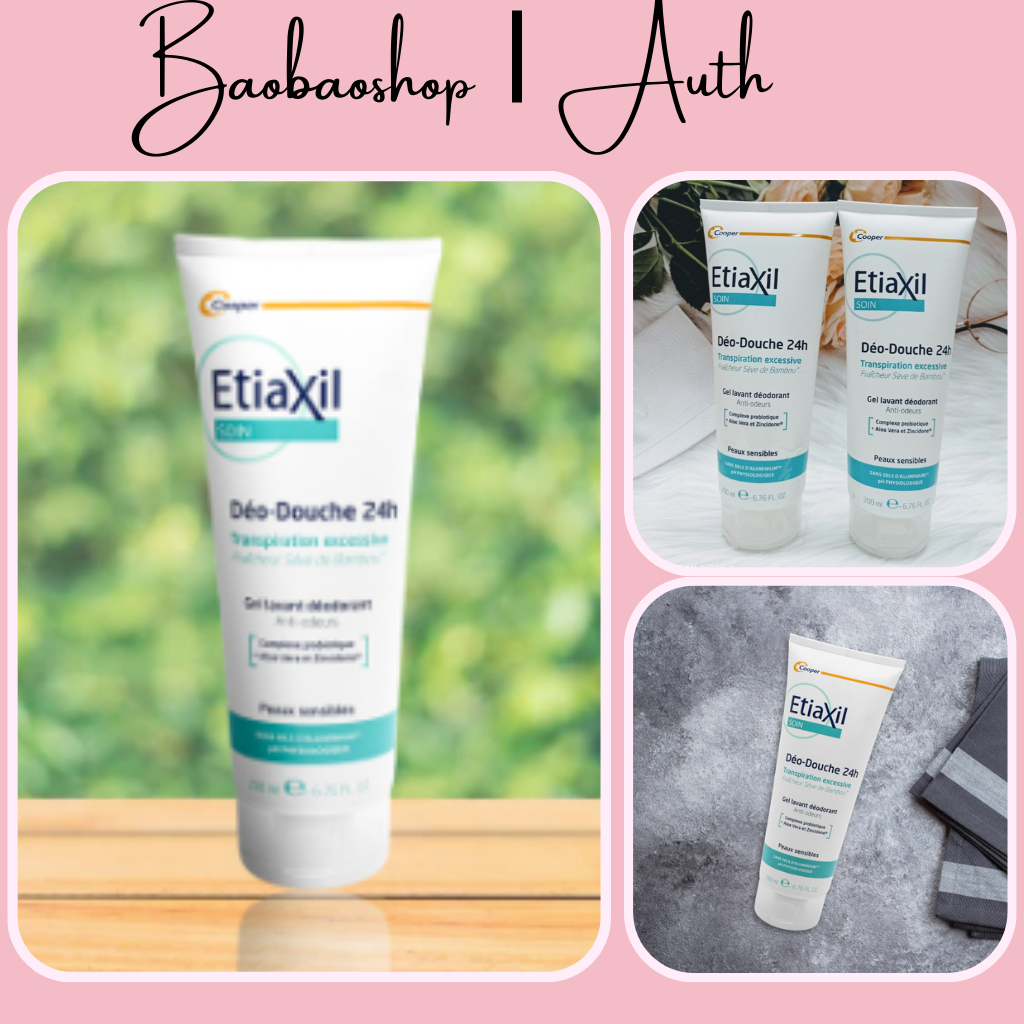 Gel Tắm Etiaxil Déo-Douche 24h 200ml: Sảng khoái suốt cả ngày