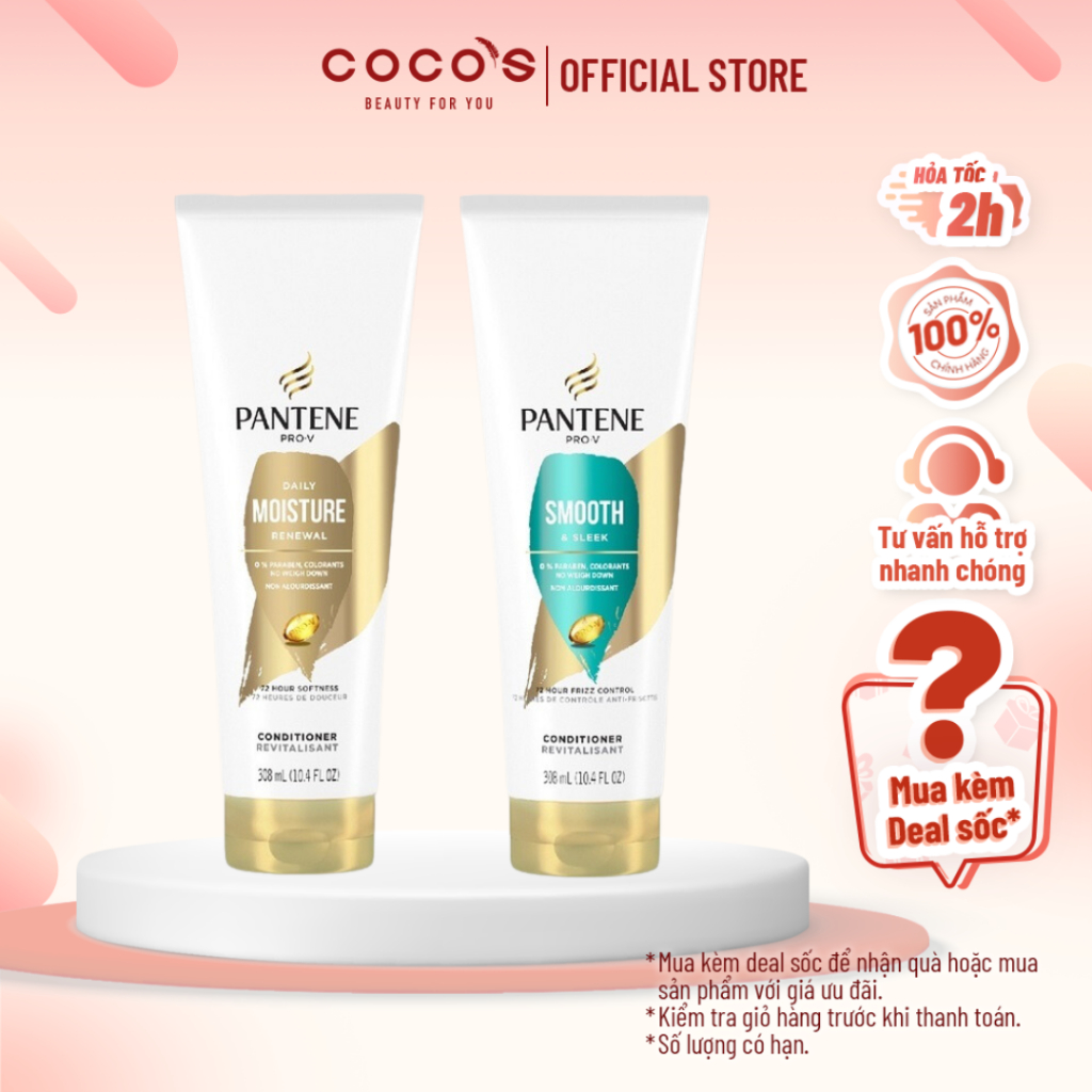 Dầu Xả Pantene Mỹ nhiều mùi hương 308ml