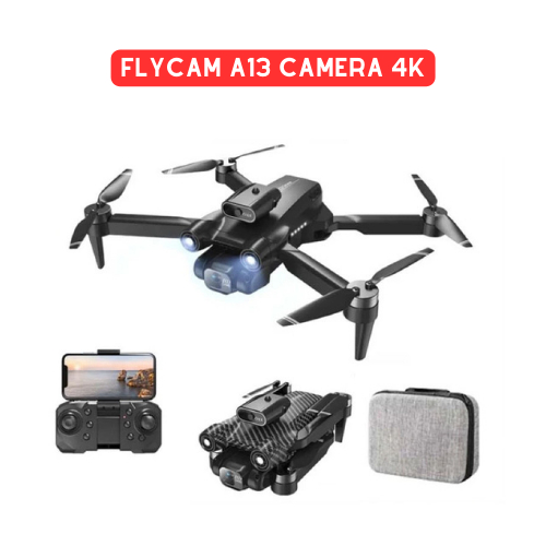 Flycam cam giá rẻ A13 camera 4k động cơ không chổi than bay 15 phút tầm bay 150M Pin 2000mAh