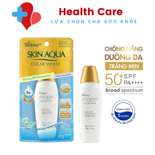 Sữa Chống Nằng Dưỡng Da Sunplay Skin Aqua Clear White SPF50+, PA++++