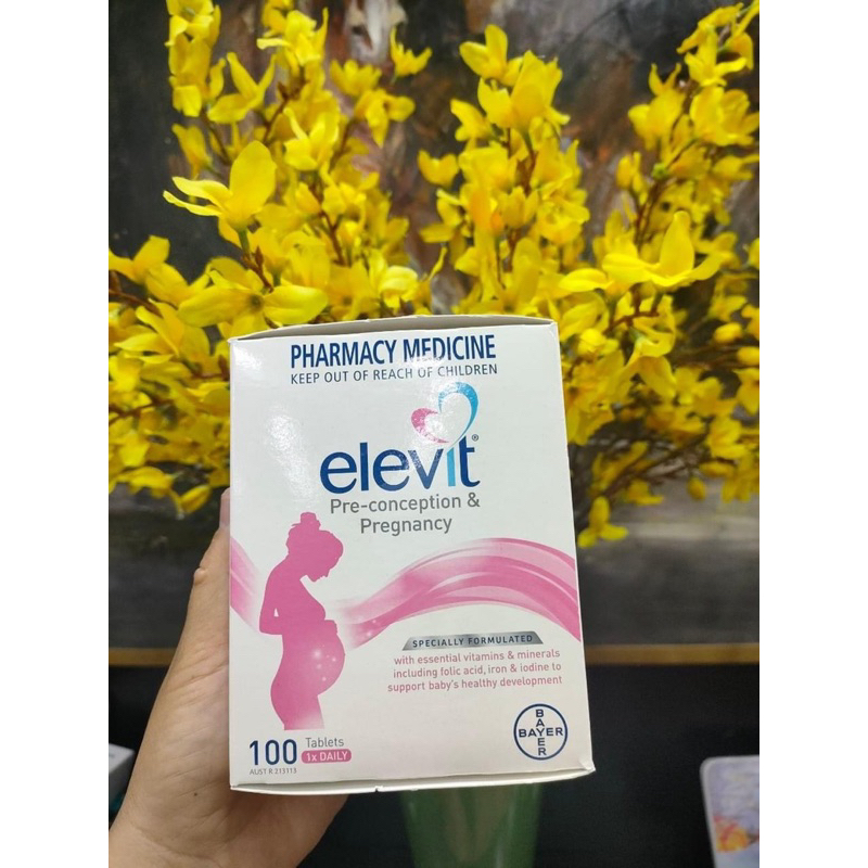 Combo dha,elevit,Bộ sản phẩm cho bà bầu Úc