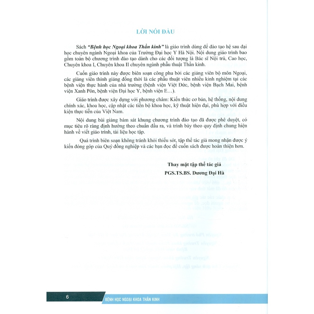 Sách-Bệnh học ngoại khoa Thần kinh