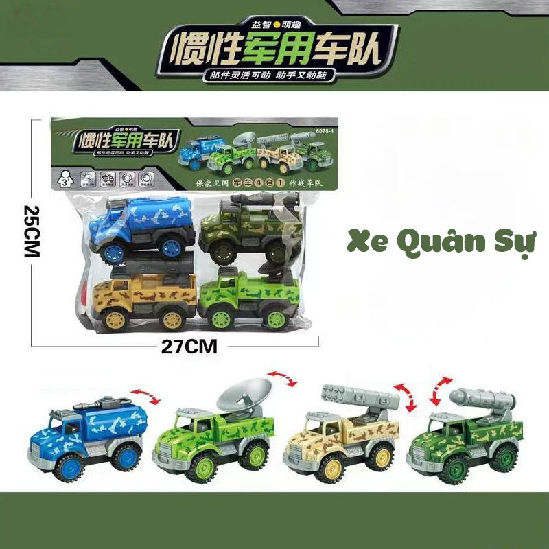 Túi Đồ Chơi Ô Tô Cho Bé Trai, Xe Công Trình, Xe Cần Cẩu Mini Cho Bé, Ô Tô Đồ Chơi Xe Chạy Đà