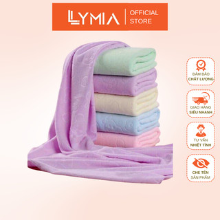 Khăn tắm LYMIA mỏng hàng xuât Nhật mềm mịn cực đẹp kt 140x70cm