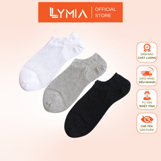 Combo 10 đôi tất vớ lưới nam thông hơi CỔ NGẮN