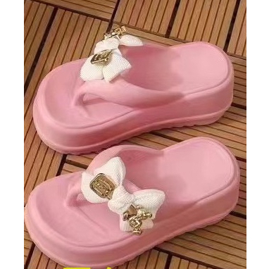 Dép bà kẹp GẤU SẮT dép bánh mì đế cao 7cm