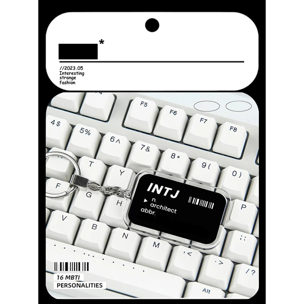 Móc khóa MBTI các nhóm tính cách MBTI ISTJ ISFJ  ENTJ ENTP Lada Gift