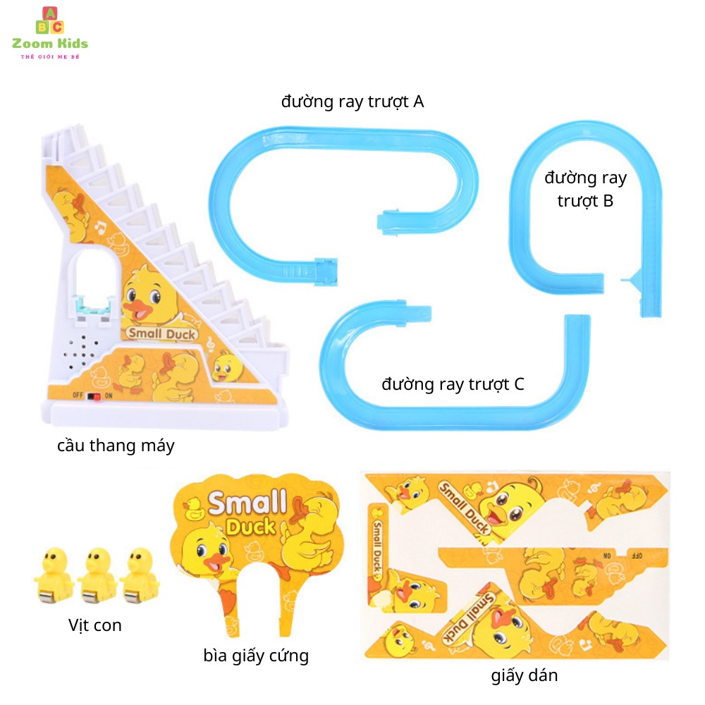 Đồ chơi Vịt Leo Thang phát nhạc cho bé