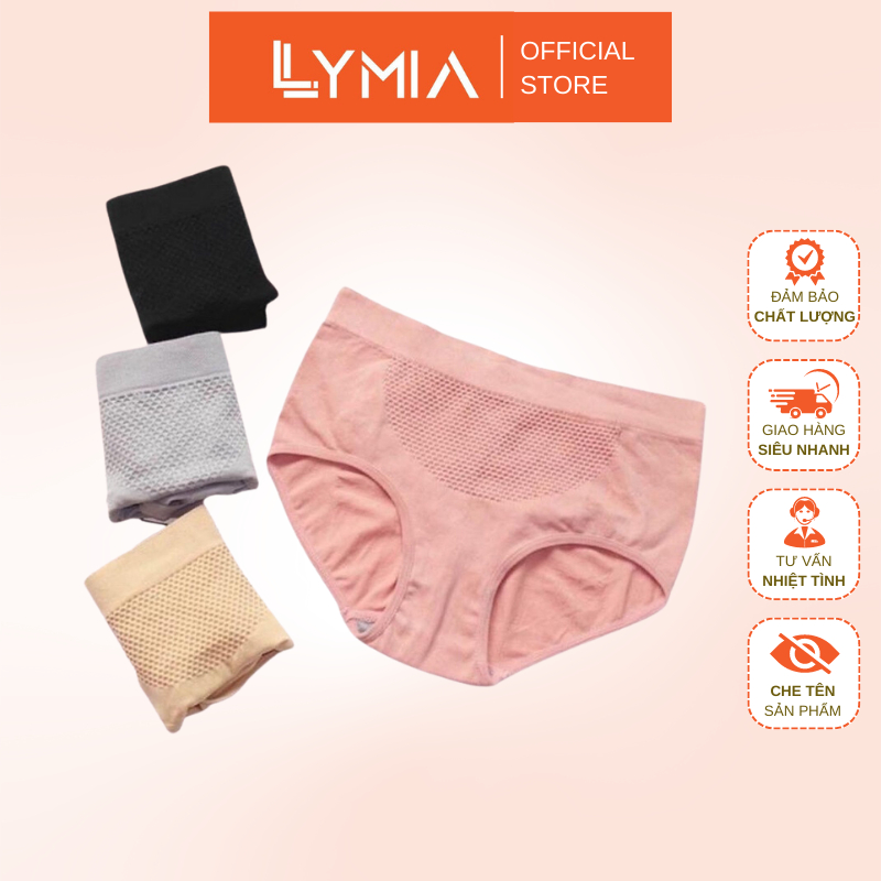 Quần lót nữ cotton kháng Khuẩn chống bí LYMIA nâng mông Hàng xuất Nhật QL11