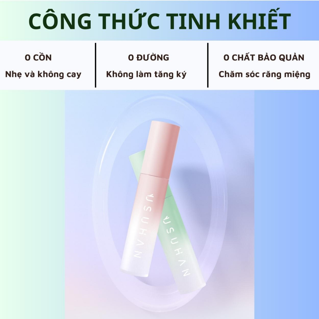 Xịt Thơm Miệng USUHAN Chính Hãng, Sịt Thơm Miệng Men Vi Sinh Chống Vi Khuẩn Hôi Miệng Cho Hơi Thở Thơm Mát