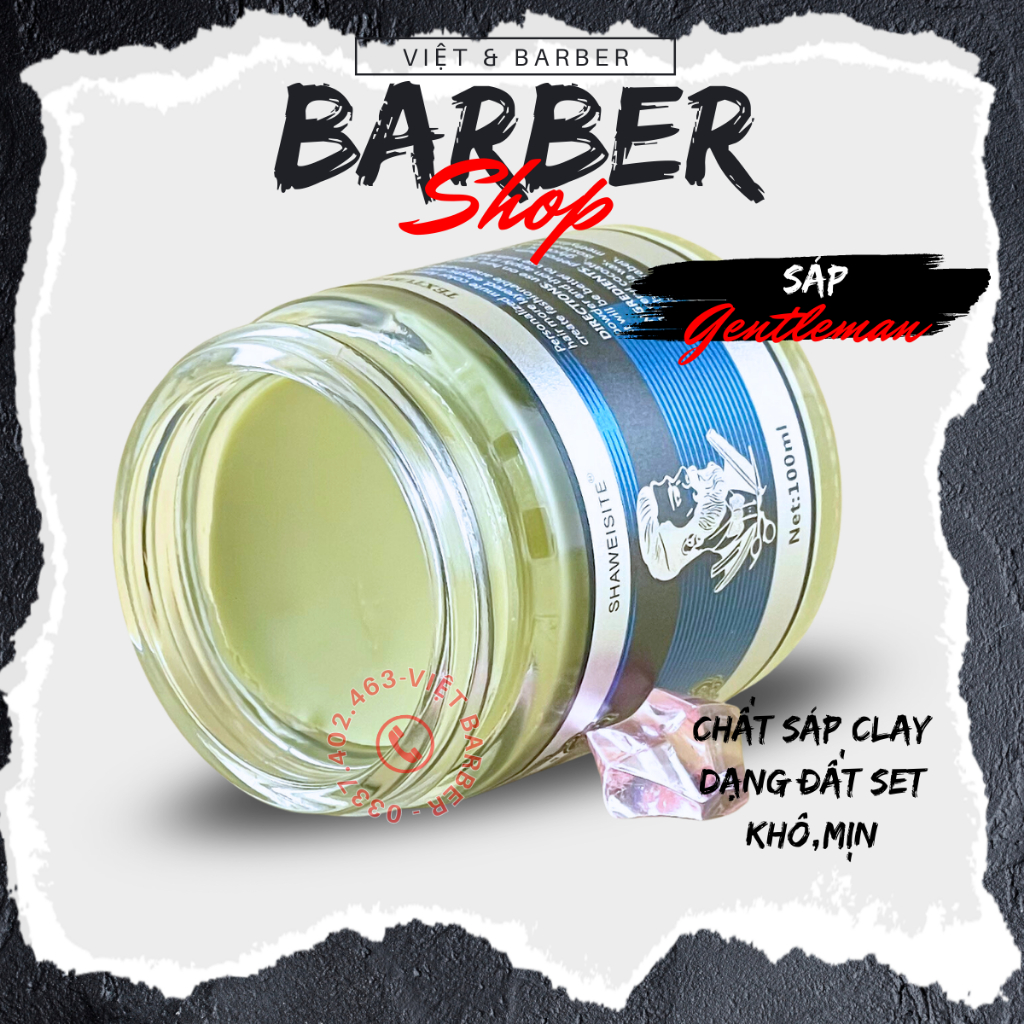 Combo gôm keo xịt tóc Variety,Gentleman và sáp wax tạo kiểu cho nam giới