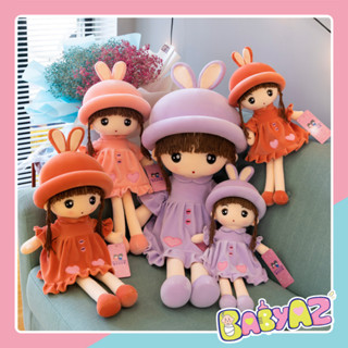 Gấu bông búp bê cho bé gái váy nhung size 50cm - 70cm, búp bê công chúa dễ thương