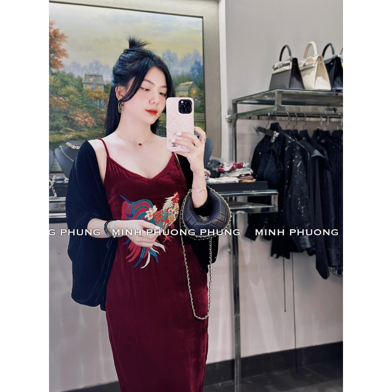 Áo Choàng Nhung Sang Chảnh