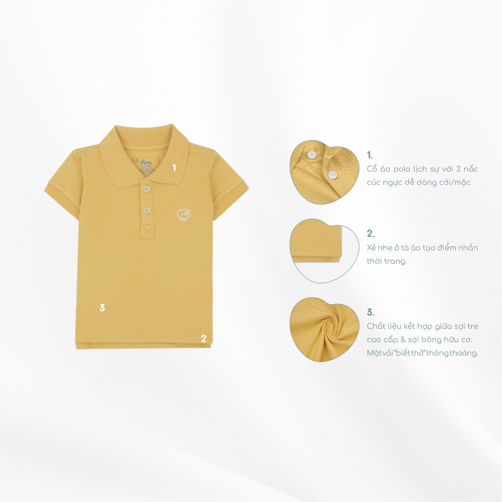 Áo ngắn tay cổ Polo - Ponie BU