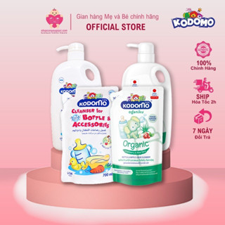 Nước Rửa Bình Sữa, Rau Củ Kodomo Organic Thái Lan Dạng Chai Và Túi