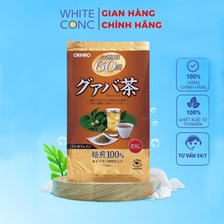 Trà lá ổi Orihiro Nhật Bản hỗ trợ giảm cân, giảm mỡ thừa, cải thiện tiêu hóa - Gói 60 túi
