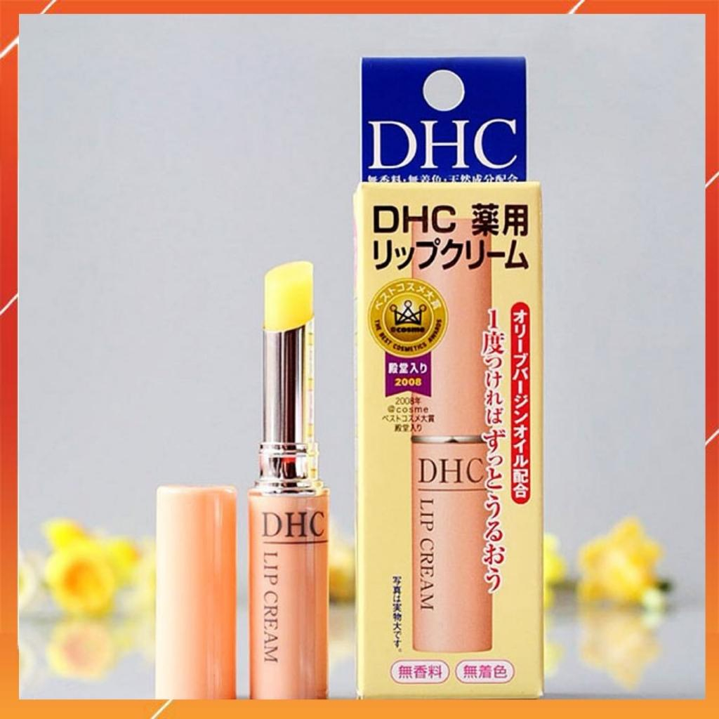 Son dưỡng môi DHC không mầu và có màu 1,5g hàng nội địa Nhật, giúp ẩm dưỡng làm mềm và hỗ trợ giảm thâm môi