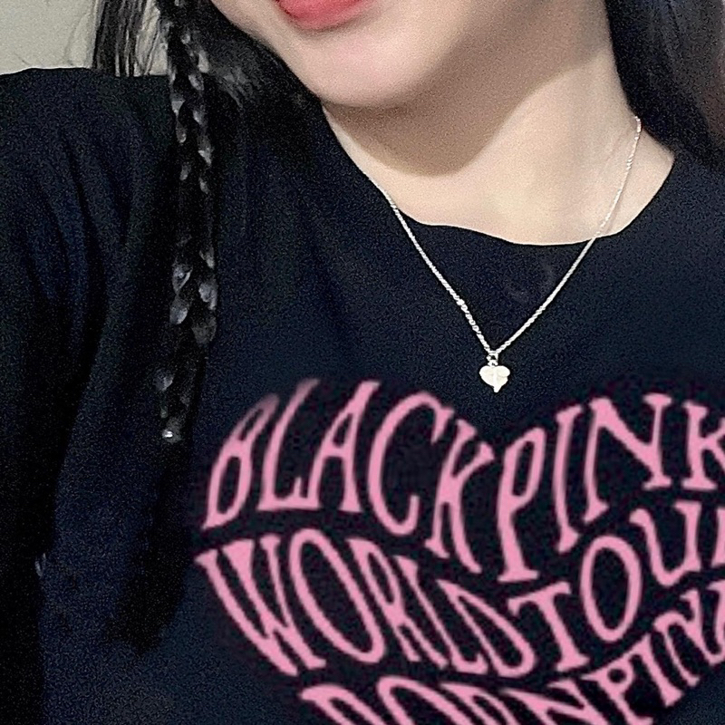Dây chuyền BLACKPINK HEART, charm đeo cho nữ cá tính