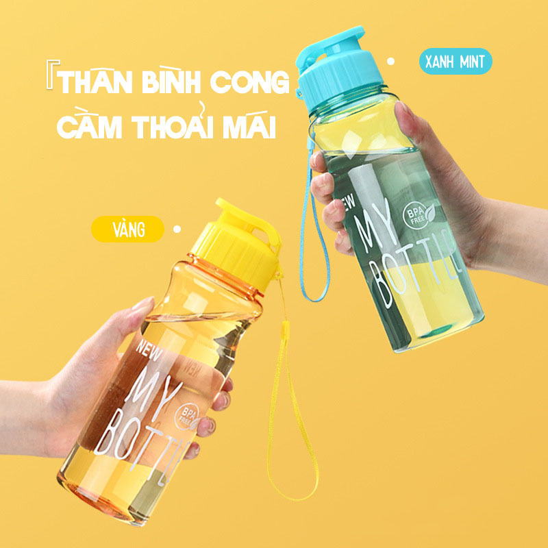 Bình Nước Thể Thao 550ml - Bình nước chạy bộ, đá bóng, tập gym | BigBuy360 - bigbuy360.vn