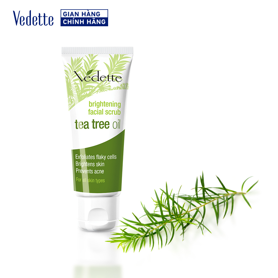 Sữa tẩy tế bào da chết Vedette tinh dầu tràm trà (Tea Tree Oil) 45ml (TP02025005423)