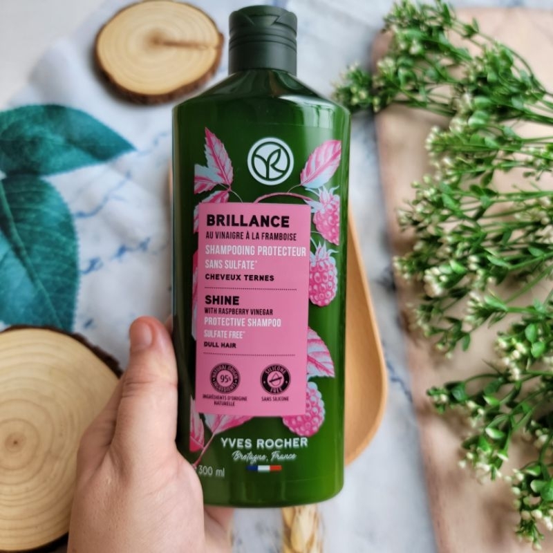 MẪU MỚI Dầu Gội Cho Tóc Thường bóng mượt Brillance 300ml Yves Rocher
