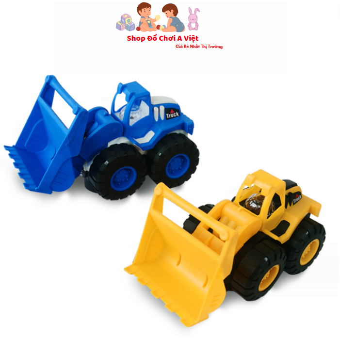 Xe Công Trường Chạy Đà Mini, Xe Ủi Đất Chạy Đà Các Loại Cho Bé.