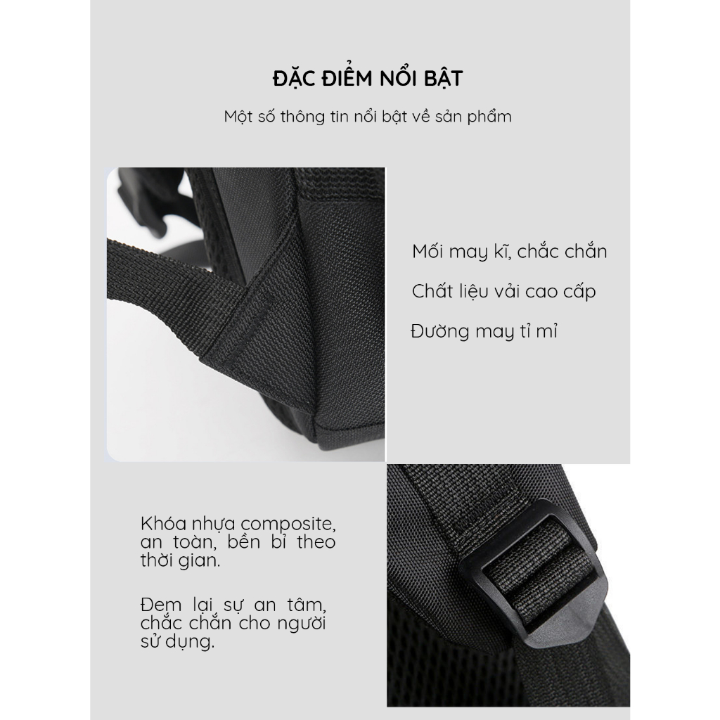 Balo nam balo nữ balo học sinh Balo sinh viên Balo đi học đi làm Balo du lịch vải chống thấm nước Daily Bags - MIKETA