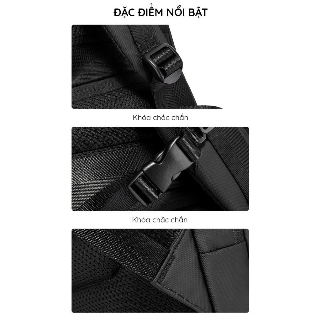 Balo nam balo nữ balo học sinh Balo sinh viên Balo đi học đi làm Balo du lịch vải chống thấm nước Daily Bags - HIKITA