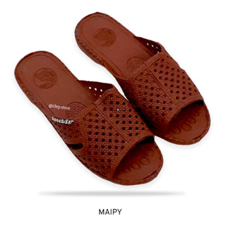  Dép tổ ong đế dày nam nữ MÀU NÂU đi trong nhà đi biển Maipy D015 