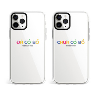 Ốp lưng iPhone Cao Cấp trong camera viền đen Đã / Chưa Có Bồ cho iph 6/6s/7/8/x/xr/xs/11/12/13/14/plus/pro/max - sh1545