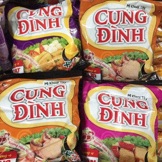 Mì tôm cung đình combo 10 gói bò,gà