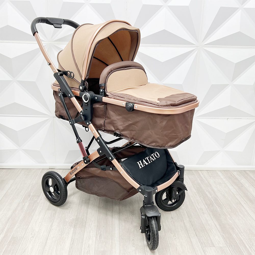 Xe đẩy cho bé H268 Hatato BH-2 năm mẫu xe đẩy cho bé 2 chiều 3 tư thế và xe đẩy cho trẻ sơ sinh đến 3 tuổi