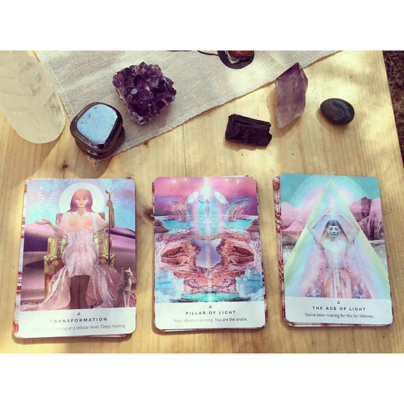 ❤️ Bộ bài Tarot Oracle work your light bói tiên tri đã khai quang