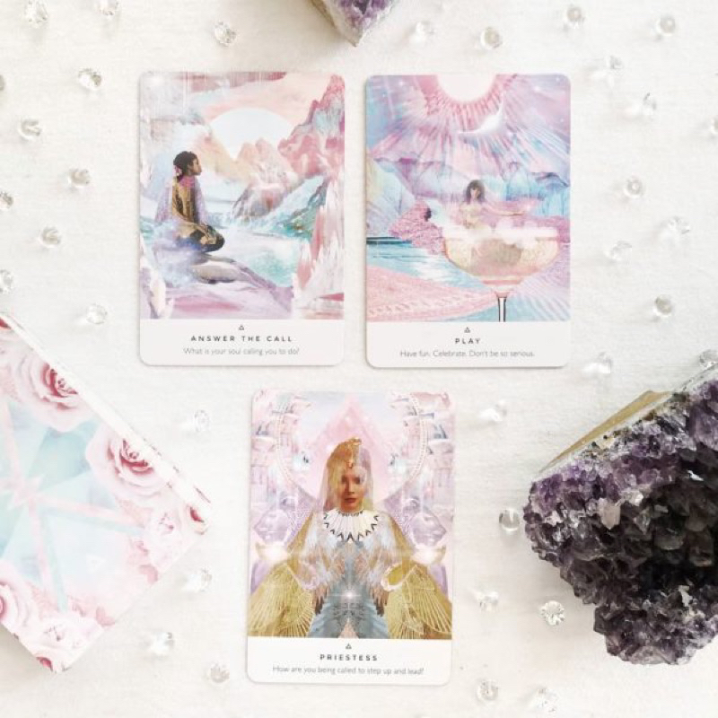 ❤️ Bộ bài Tarot Oracle work your light bói tiên tri đã khai quang