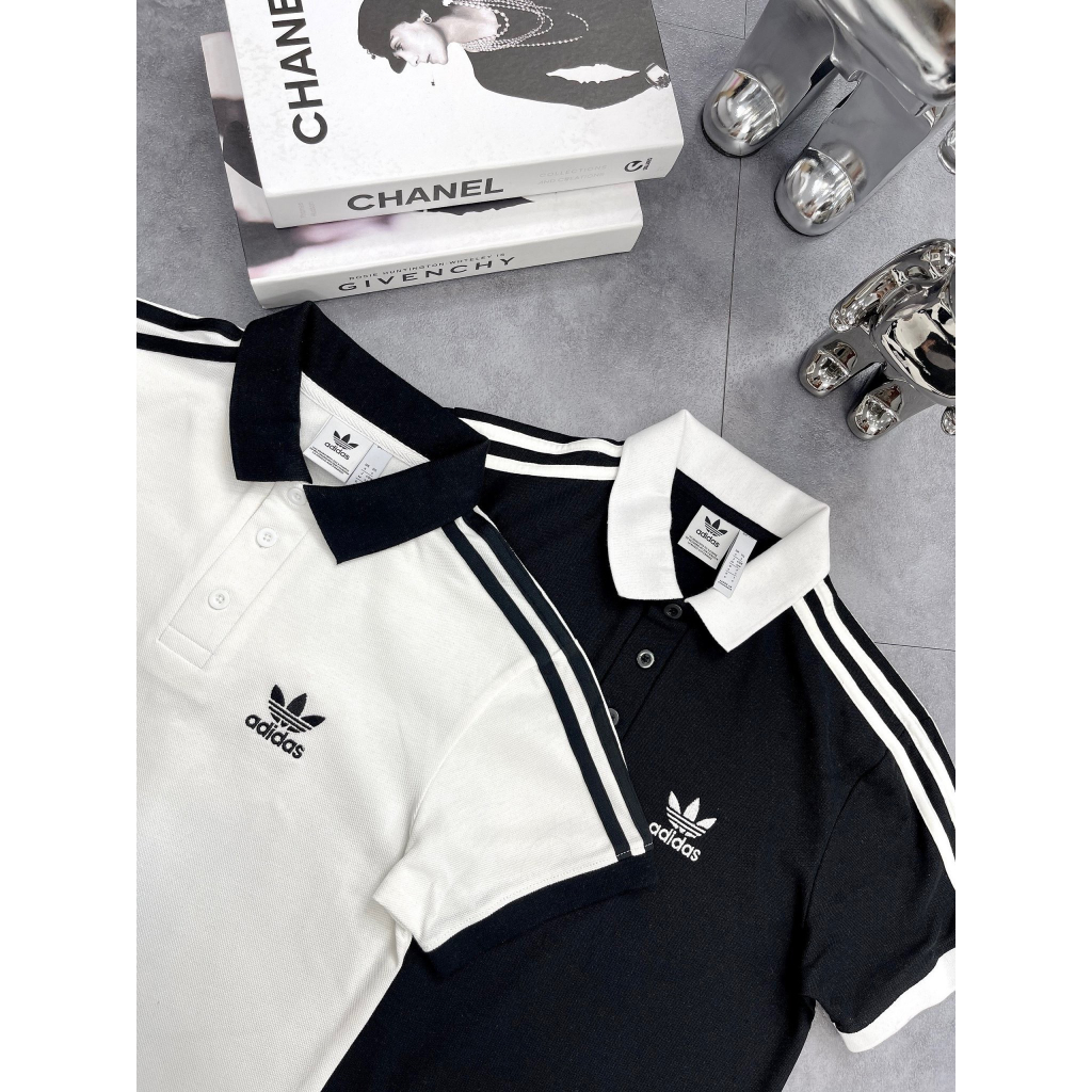 Áo Thun Polo Nam Nữ Thêu Logo A.DI.DAS Cổ Bẻ Tay Ngắn Vải Mềm Và Thoáng Mát