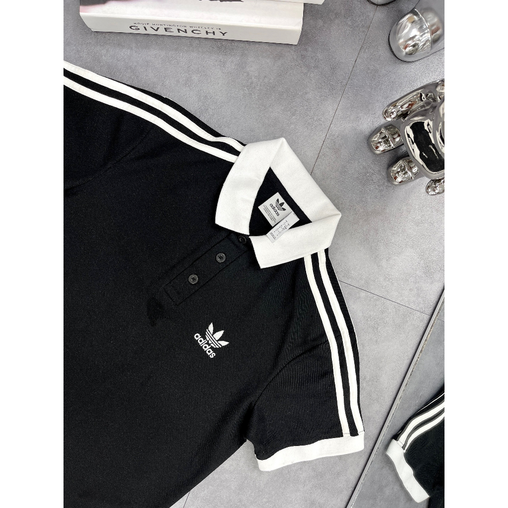 Áo Thun Polo Nam Nữ Thêu Logo A.DI.DAS Cổ Bẻ Tay Ngắn Vải Mềm Và Thoáng Mát