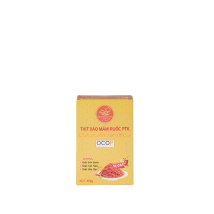 Thịt Xào Mắm Ruốc PTK Lọ Thuỷ Tinh 450gr