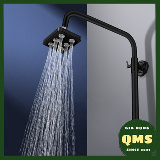 Vòi hoa sen tăng áp mini, bát sen tắm đứng nhựa ABS kích thước 11x8,5cm phù hợp thay thế bát sen cây, bát sen âm tường