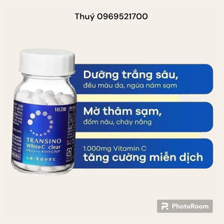 Viên uống t r a n s i n o xanh mờ n á m sáng da