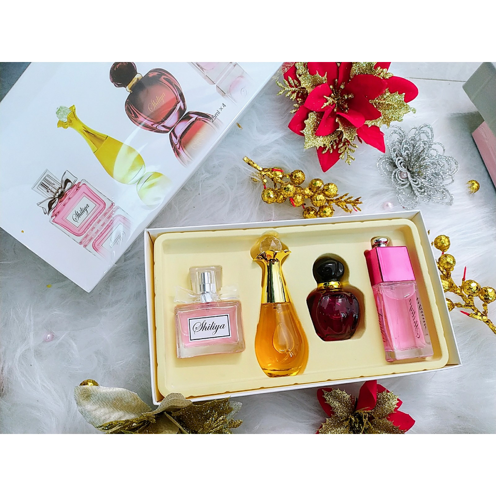 Sét Nước Hoa 4 Món Kafina Hương thơm nhẹ nhàng tươi mát 25ml*4