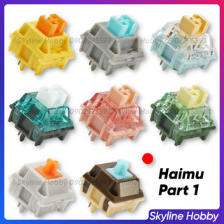 P1 - Switch bàn phím cơ Haimu - Dukharo MO Green V2, Pink, Plane, G-Square, Homoo, Industrial Orange, Donuts Switch