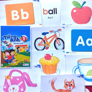 Flashcard tiếng anh lớp 1,2,3 4 global success khổ a5 ép plastic sơ đồ tư duy mindmap