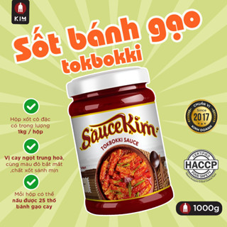 SỐT NẤU BÁNH GẠO CAY HÀN QUỐC TOKBOKKI SAUCEKIM (HỘP 1KG)