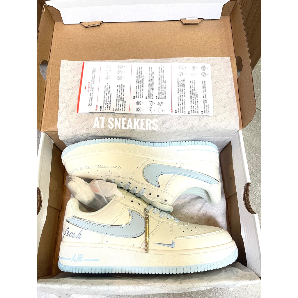 Giày Air Force 1 Keep Fresh Blue
