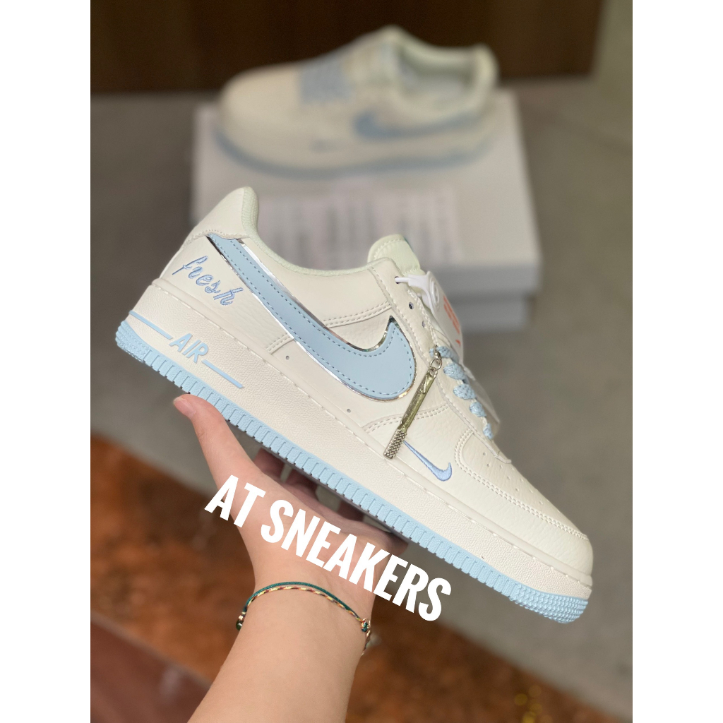 Giày Air Force 1 Keep Fresh Blue
