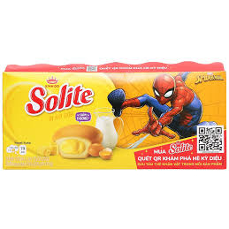 Bánh Solite Cupcake vị kem bơ sữa 360g