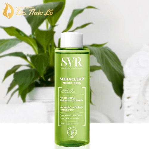 Nước Hoa Hồng Dành Cho Da Dầu Mụn SVR Sebiaclear Micro Peel 150ml